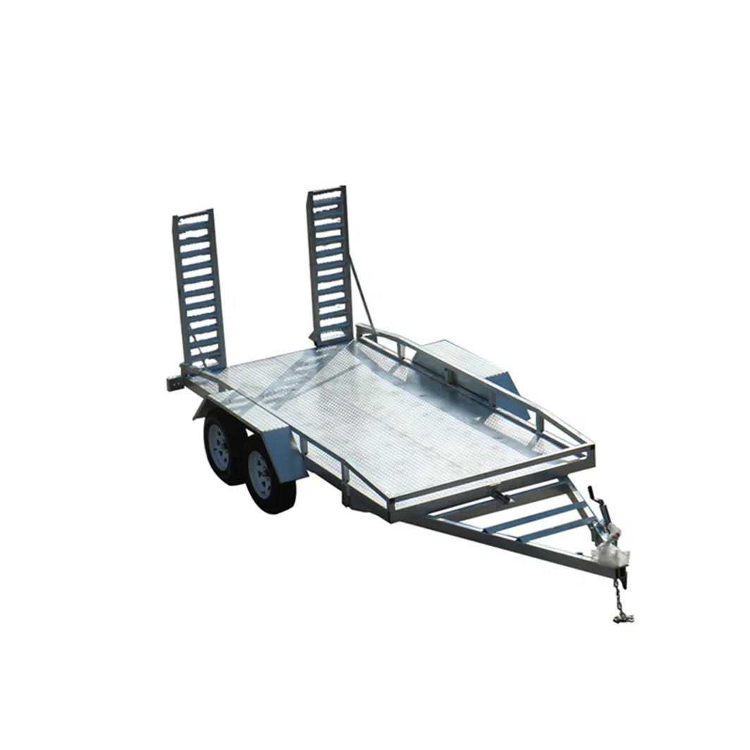 Compact Small Car Hauler Trailer with Sturdy Steel Chassis