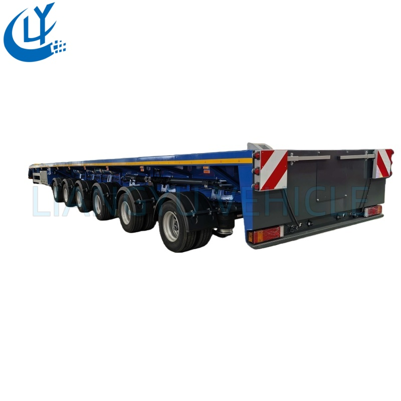 Extendable Lowbed Truck Semi Trailer Windmill Blade Transport Truck Trailer Flatbed Semi Trailer for 50-120m Wind Turbine Blade Transport Trailer