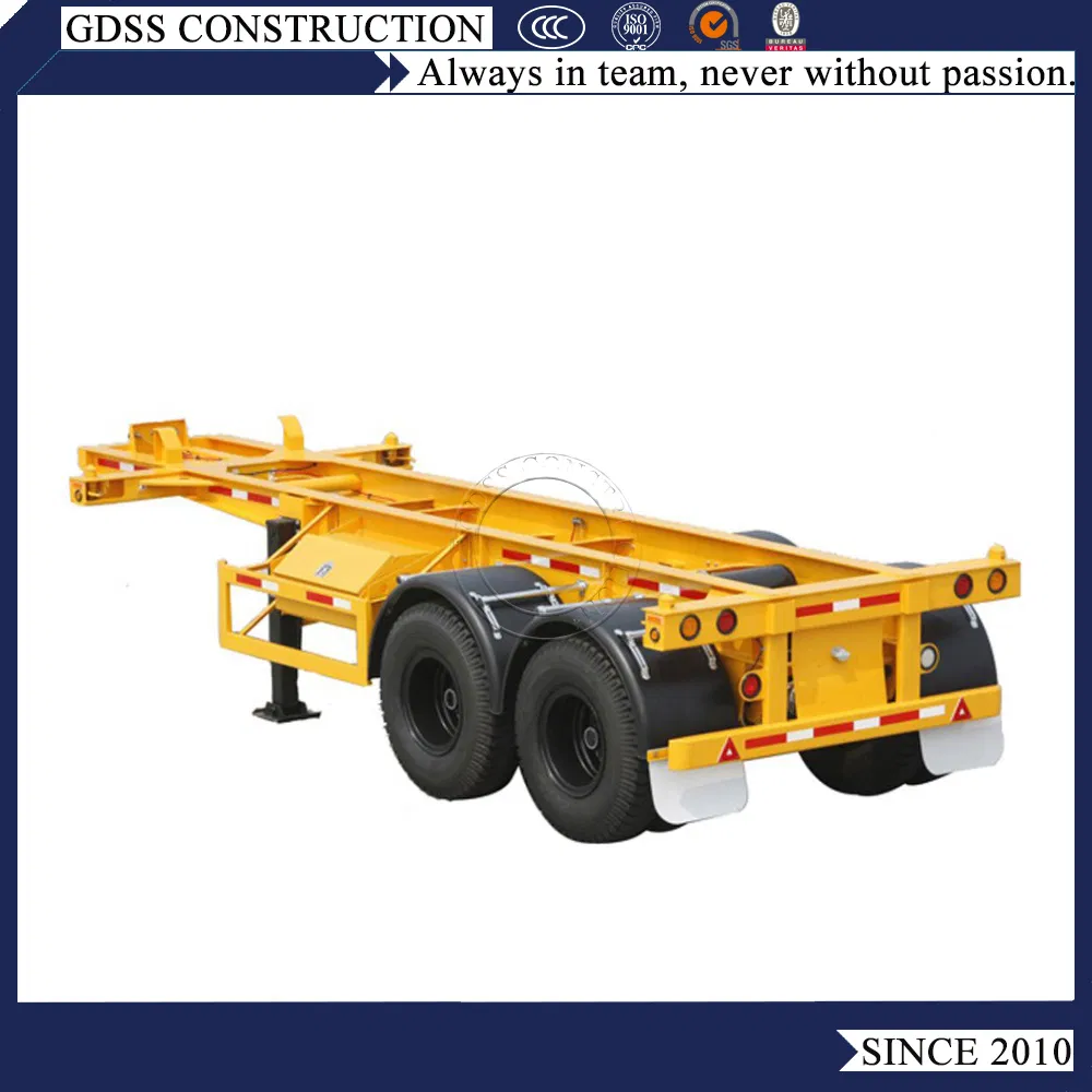 Transport Wood Heavy Duty Three Axles Container Chassis Logging Semi Trailer
