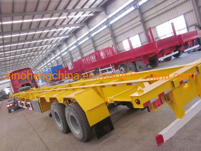 Flatbed Platform Container Semi Trailer