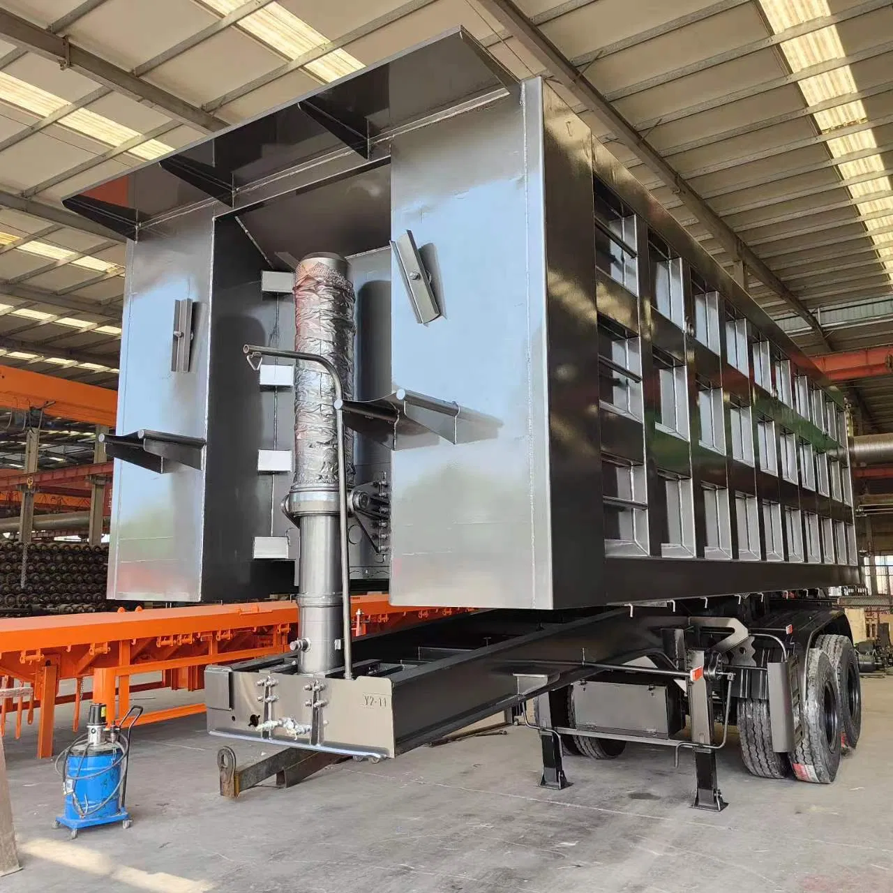 4 Axles 80t U Shape Heavy Duty Tipping/Tipper/Dumper/Dump Truck Semi Trailer for Sand/Stone/Coal/Mineral Transport