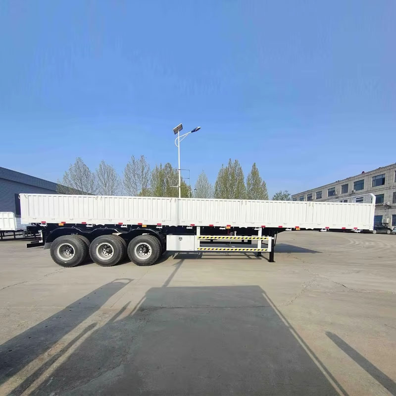 Heavy-Duty 40t Grain Semi Trailer with 3 Axles for Transport
