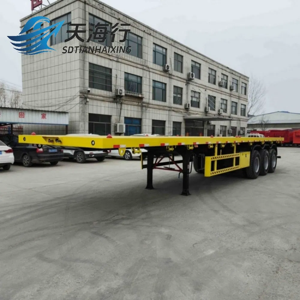 Popular 3-Axis Steel Skeleton Semi-Trailer with Container Chassis 12r22.5 Tyre for Truck Trailers
