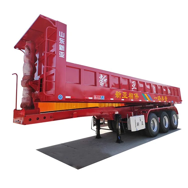 Dump Truck Trailer Side View