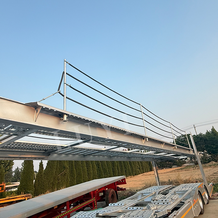 Car Carrier Semi-Trailer for 5/6/7/8/10 Cars Automatic Transporter Galvanizing of The Whole Trailer Available for Sale