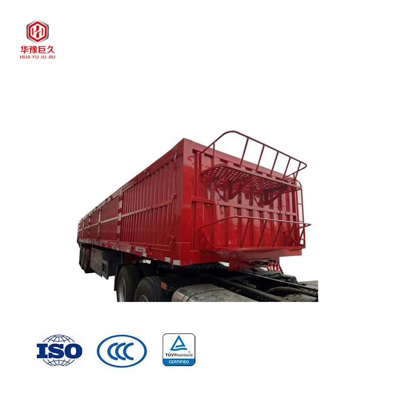 3 Axles Auto Vehicle Transport Transportation Side Dump Hydraulic Mechanical Lifting Towing Double Deck Drop Carrier Semi Trailer