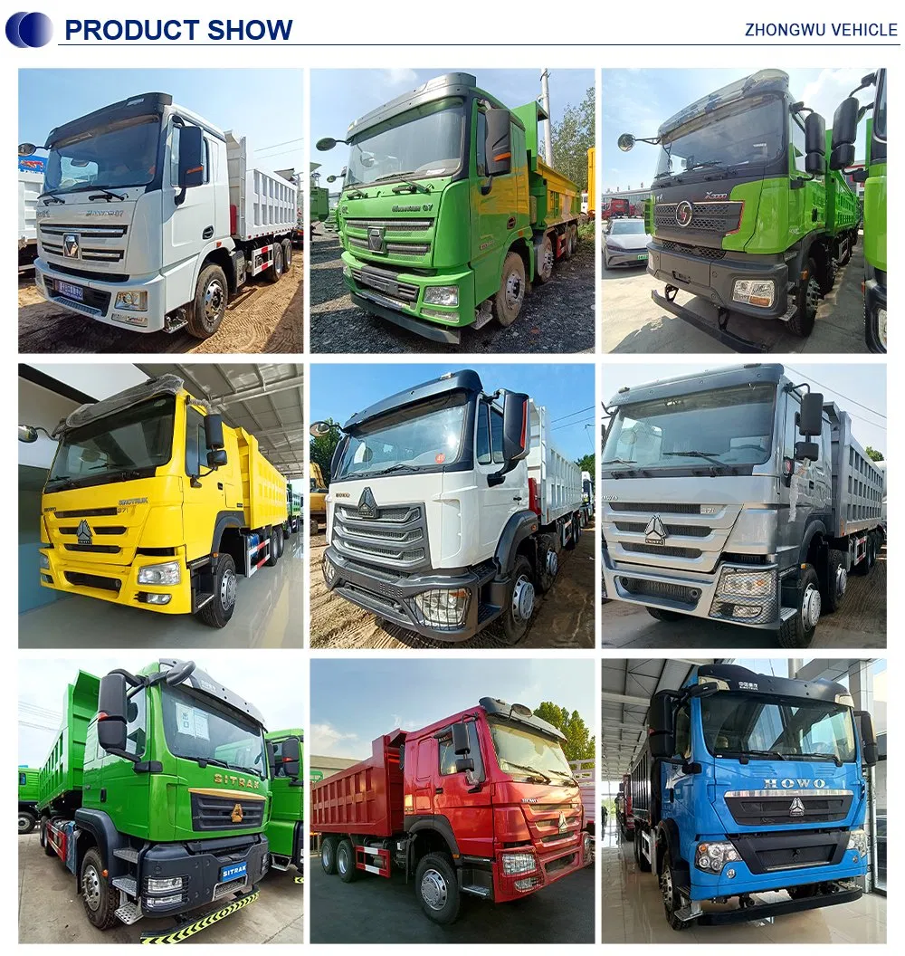 Tipper Truck Front View