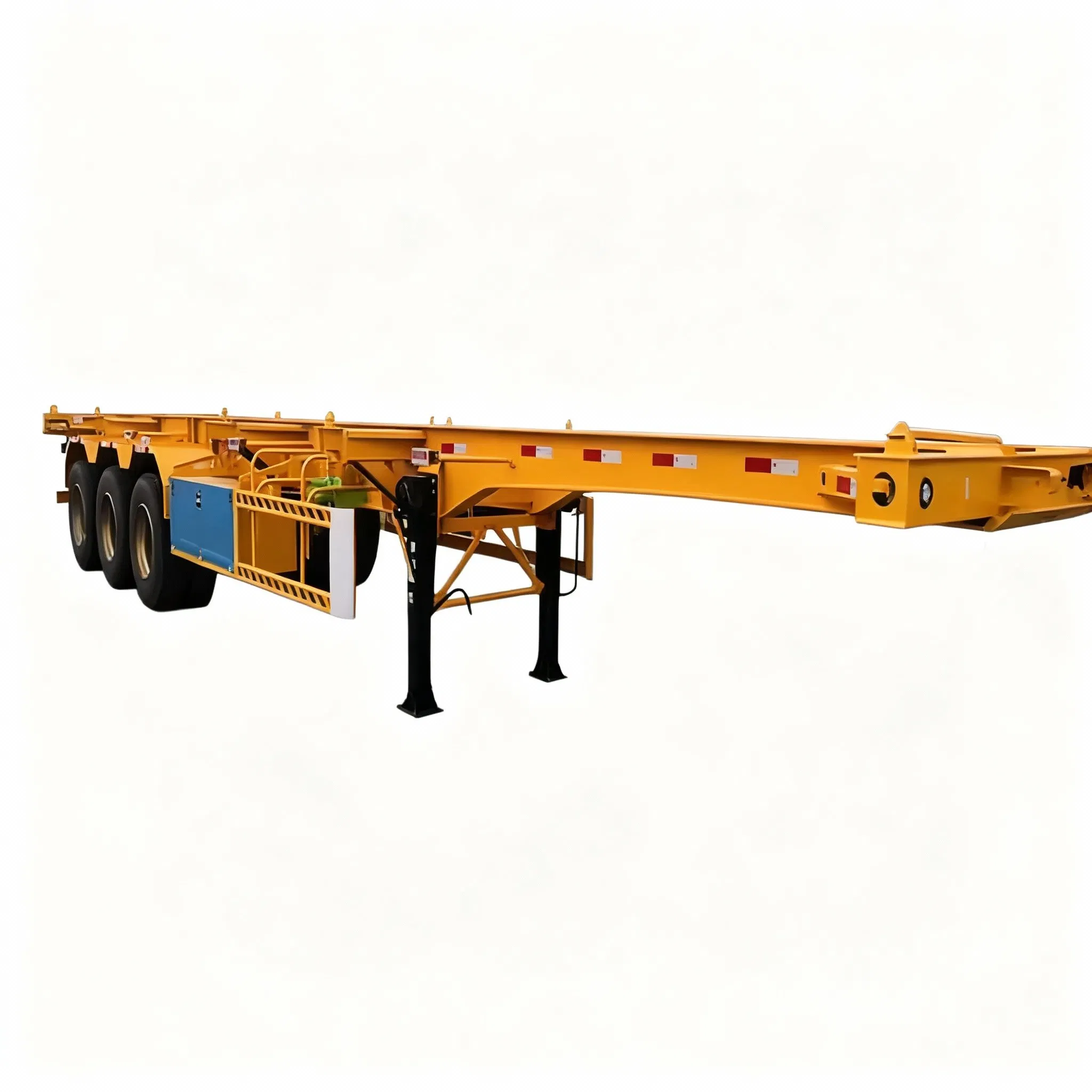 Double Drop Frame Skeleton Semi Trailer Export-Grade