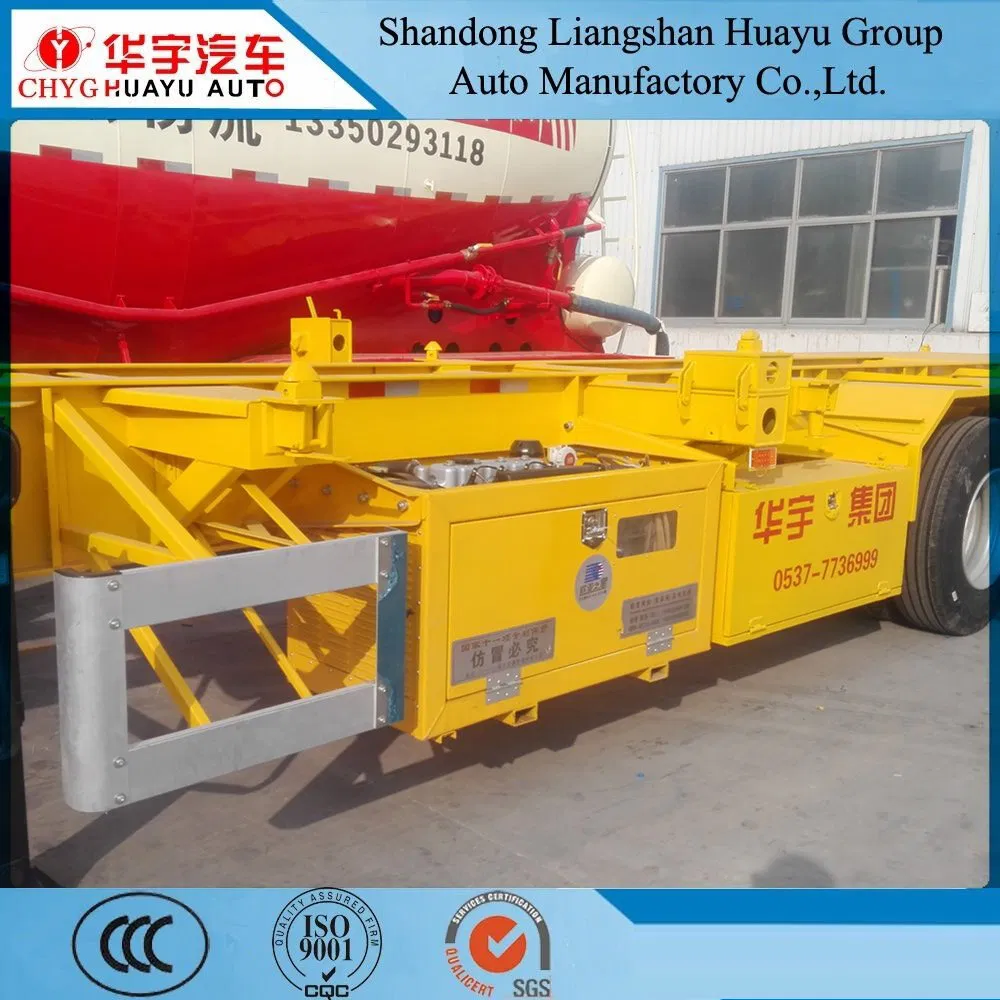 3 Axle 40FT Refrigerated Container Transport Chassis/Skeleton Semi Trailer with Diesel Generator