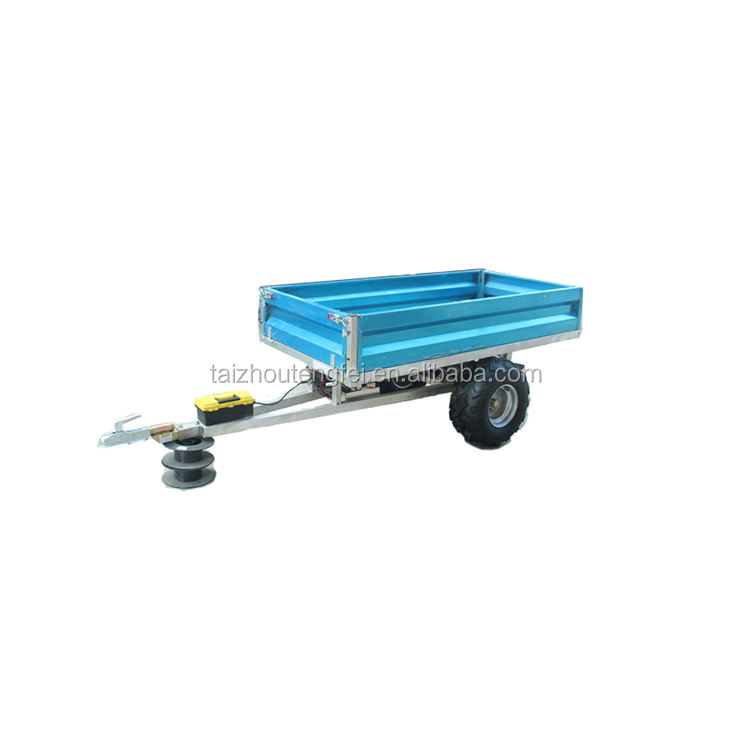 Perfect Ladder Flatbed Rear Dump Semi Sinotruk Hydraulic Modular Trailer
