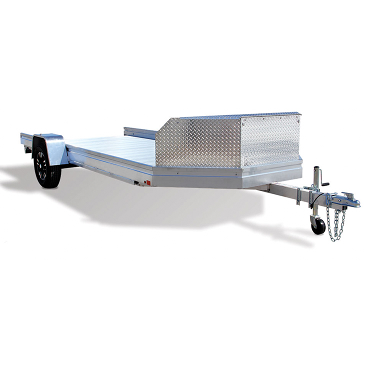 Low Profile Aluminum Side Car Hauler Utility Dump Enclosed Open Landscape Trailer for Sale