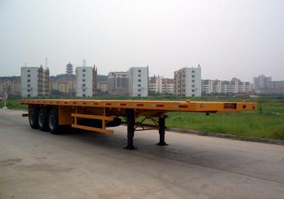 Flatbed Trailer 3/4 Axle 30-80 Tonscustom Large Cargo Transport Lowbed Semi-Trailer