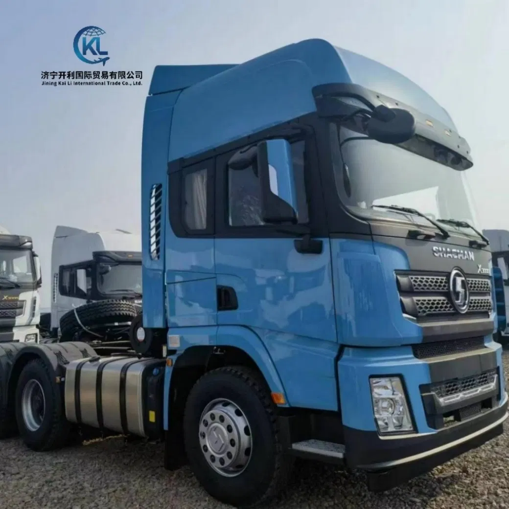 Used Shacman 6X4 380HP 420HP 430HP 10-Wheel Camion Tractor Head Truck Cummins Diesel 40 Tons Towing Capacity Left for Sale