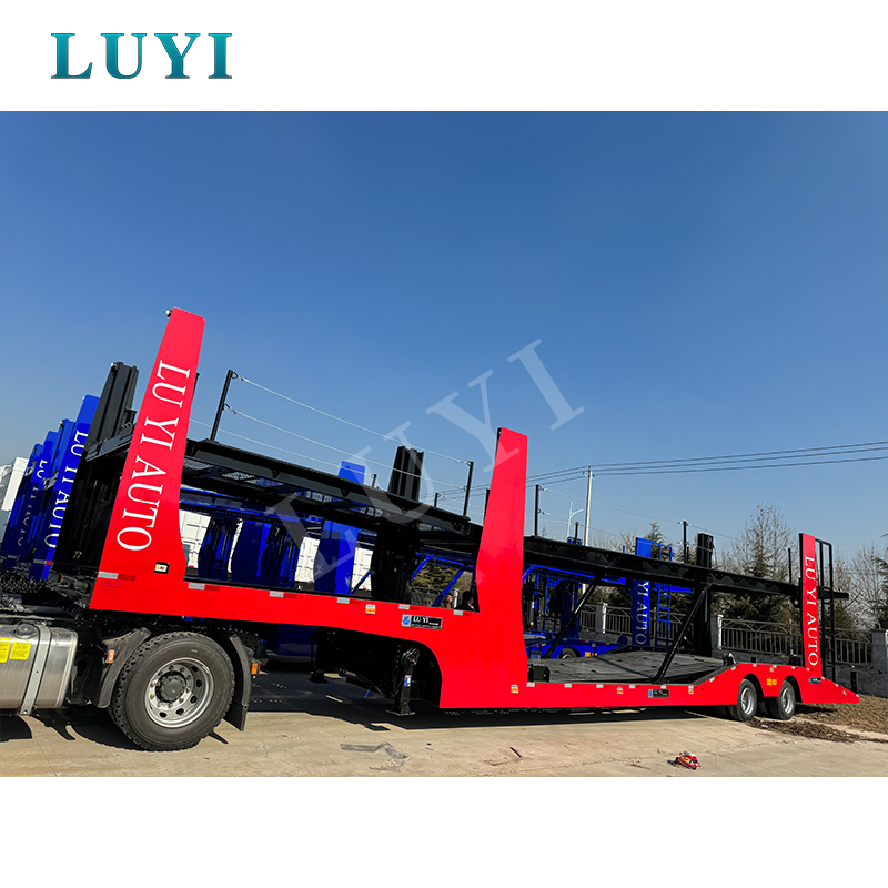 Factory Price Double Floor Steel Chassis 2/3axle Auto Hauler Car Carrier Semi Trailer for Transportation 8 Cars Semi-Trailer