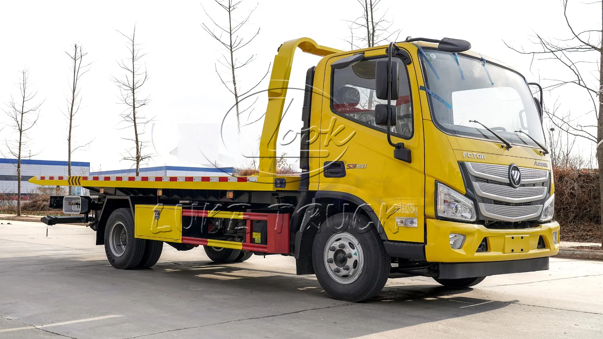 New Foton Flatbed Rescue Truck 4X2 Special Transportation Wrecker Tow Vehicle Made in China Special Purpose Trucks