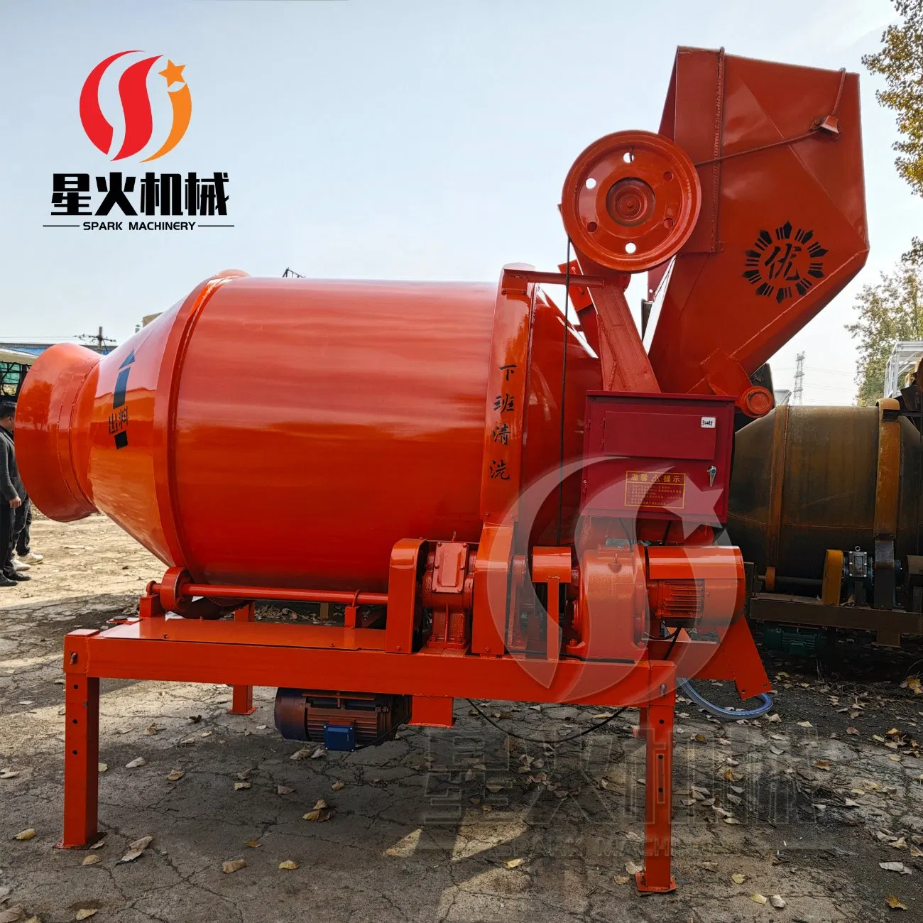 Mobile Small Mini Portable Jzc1000 Diesel Electric Manual Towable Self Loading Concrete Auto Cement Truck Mixer Machine