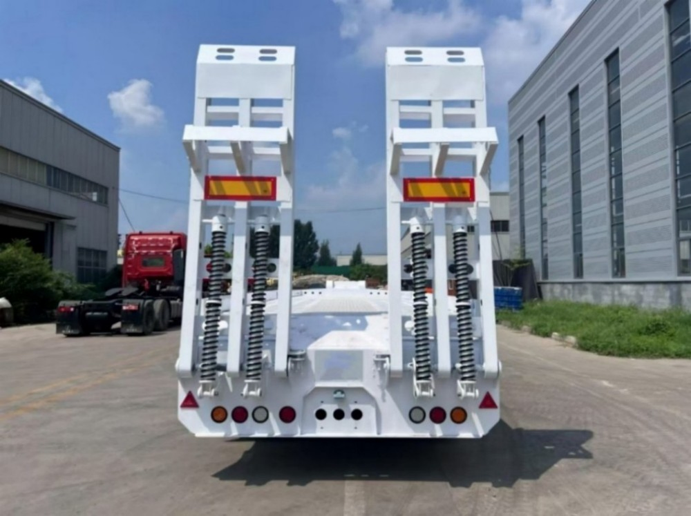 Factory Sale New &amp; Used 120t Excavator Semi-Trailer 3 Axel Low-Bed Trailer Made of Steel