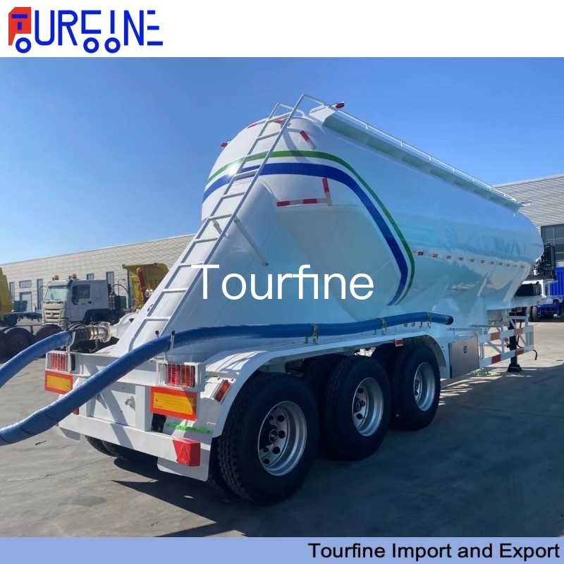 Banana Shape Cement Bulker, Bulk Cement Tanker Grain Animal Feed Tanker Trailer Cement Bulker Semi Truck Trailer