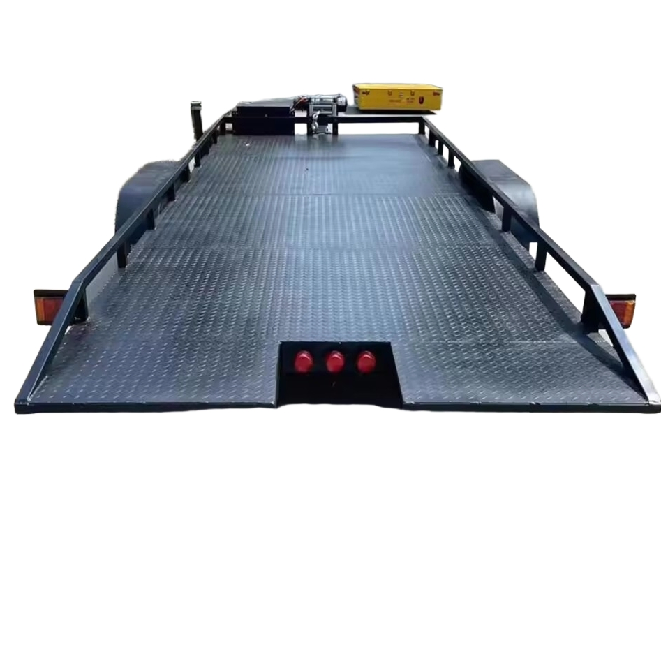Top Durable 16 Foot Aluminum Tilt Deck Car Trailer High Performance 8X10 Car Hauler