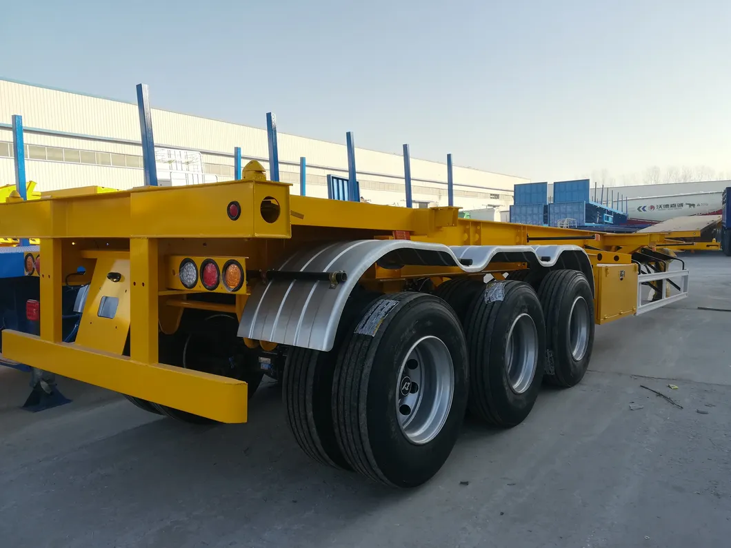 Skeleton Container Semi Trailer