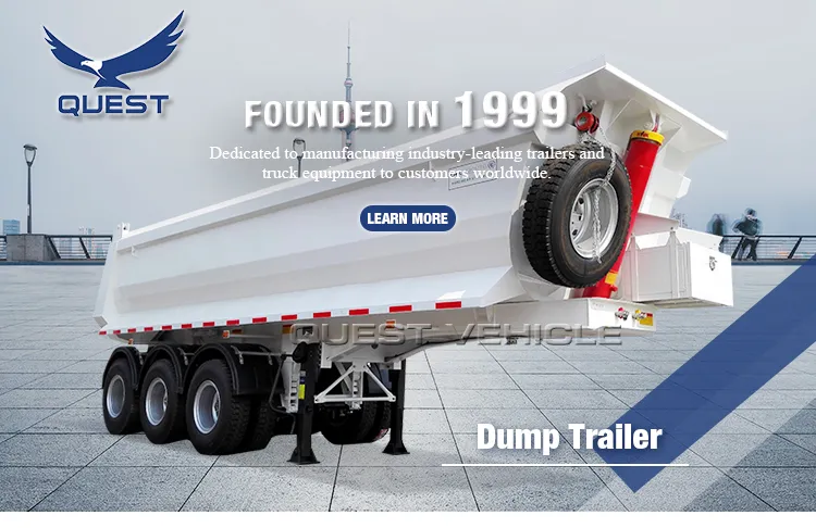 Dump Tipper Truck Semi Trailer
