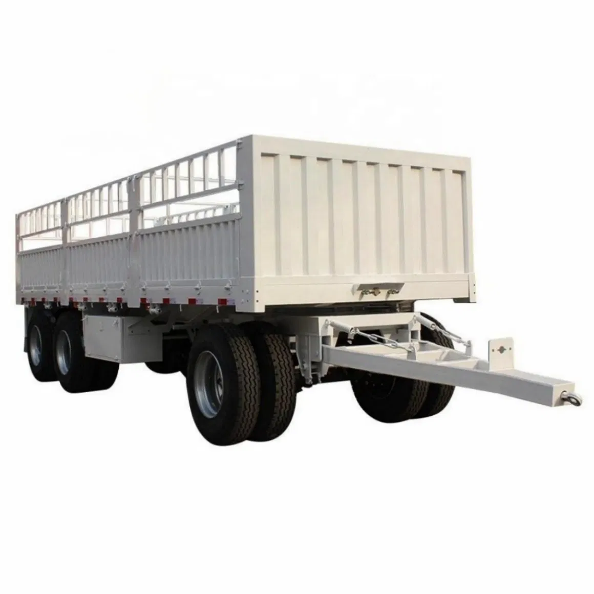 Promotion Box Trailer Coupling with Side Open Door Drawbar Full Trailers Fence Full Trailer Dump Full Trailer