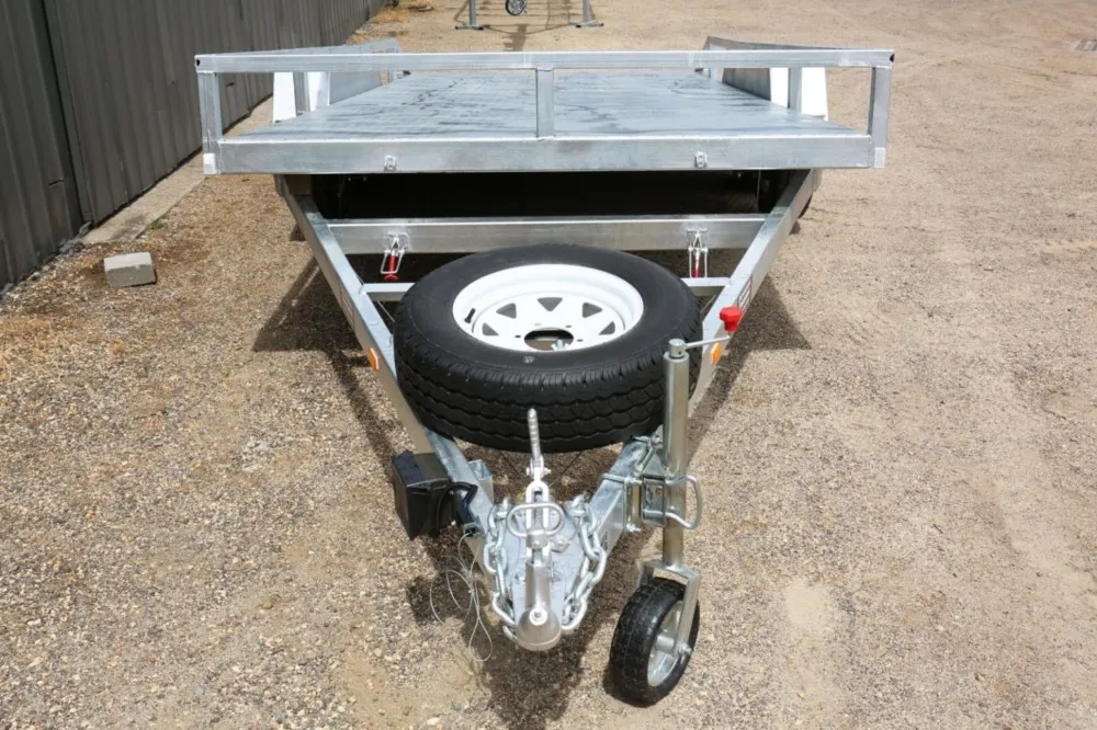 Car Hauler Trailer Rear View