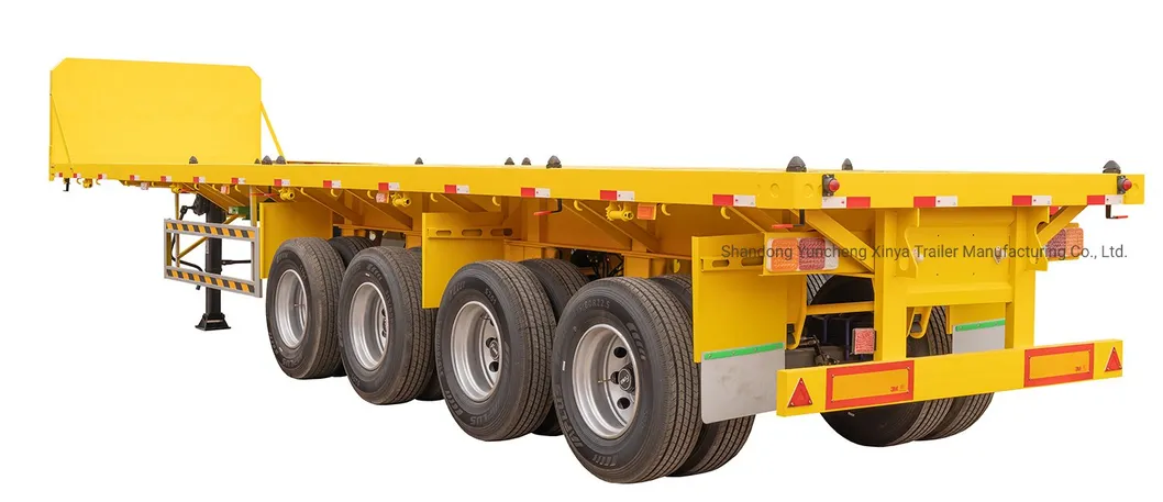 Flatbed Semi Trailer View 1
