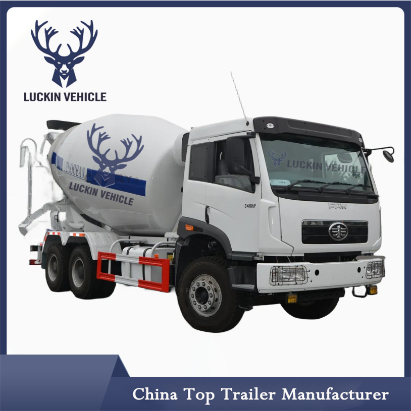 Special-Purpose FAW 8X4 6X4 10 Wheels Cement Concrete Mixer Truck in Low Price