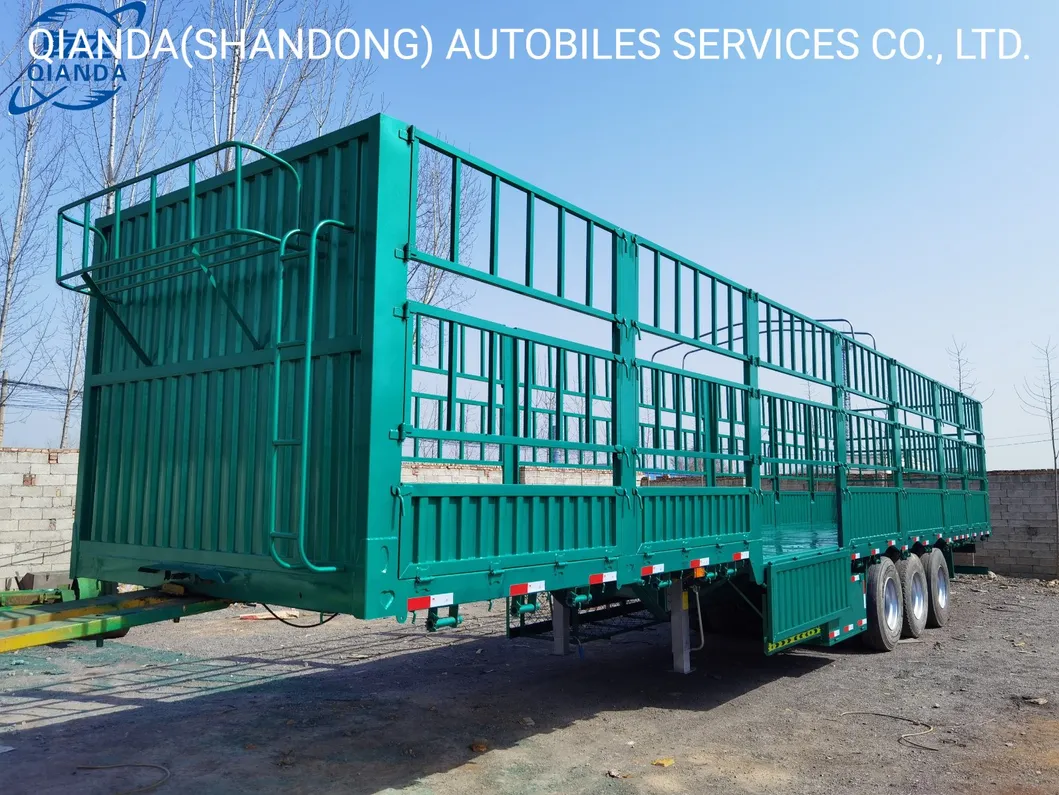 Fence Semi Trailer Side View