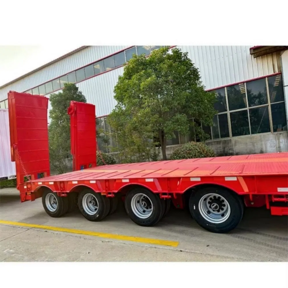 6 Lines 12 Axles Low Bed Semi Hydraulic Modular Steel Trailer for Sale