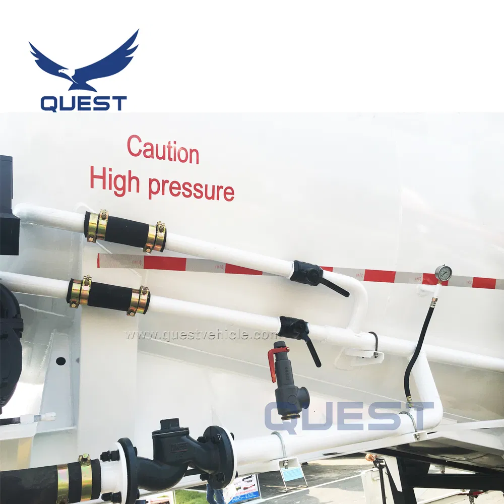 50tons 40cbm Silo Dry Bulk Cement Powder Tanker Semi Trailers for Sale