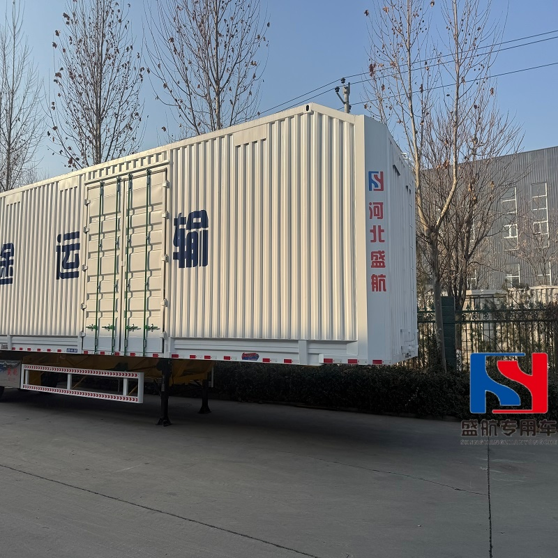 High Quality 60t Refrigerated Semi-Trailer Refrigerator / Cooling Truck Large Van /Box Food Cargo Trailer