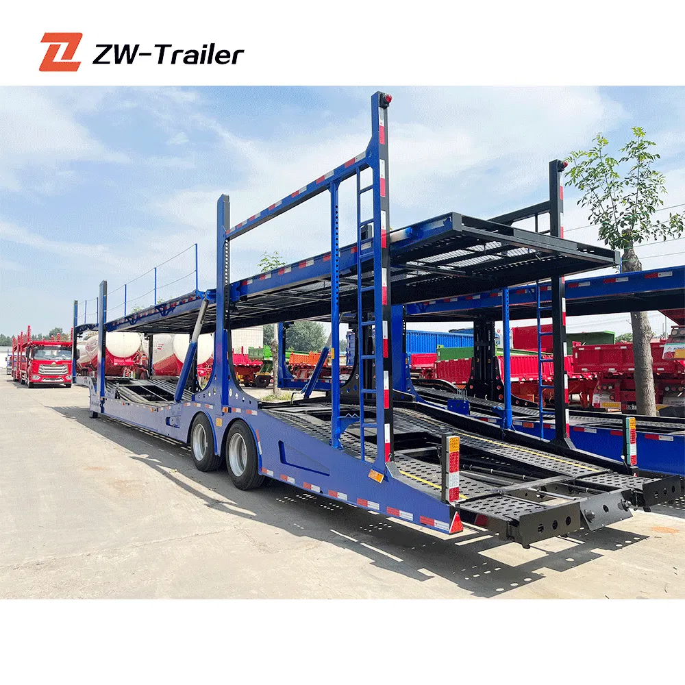 Customized Double Deck Hauler Car Transport Truck Semi-Trailer Car Carrier Semi Trailer for Sale