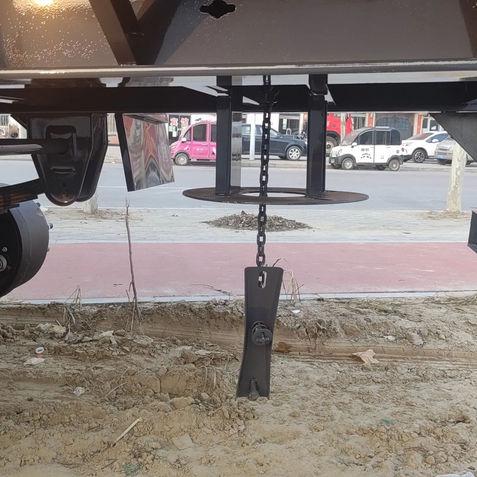 China Hydraulic Side Dump Lorry Trailer Side Dump Tipper Semi Trailer