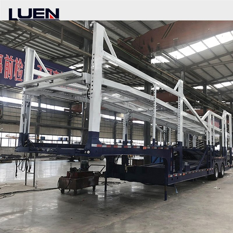 80t Double Deck Car Hauler 10 Car Transport Carrier Semi Trailer on Sale