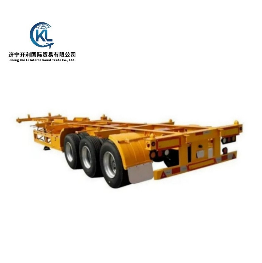 20 Foot 40 Foot 2/3/4 Axles Skeleton/Skeletal 40 Feet Container Chassis Semi Trailer for Sale