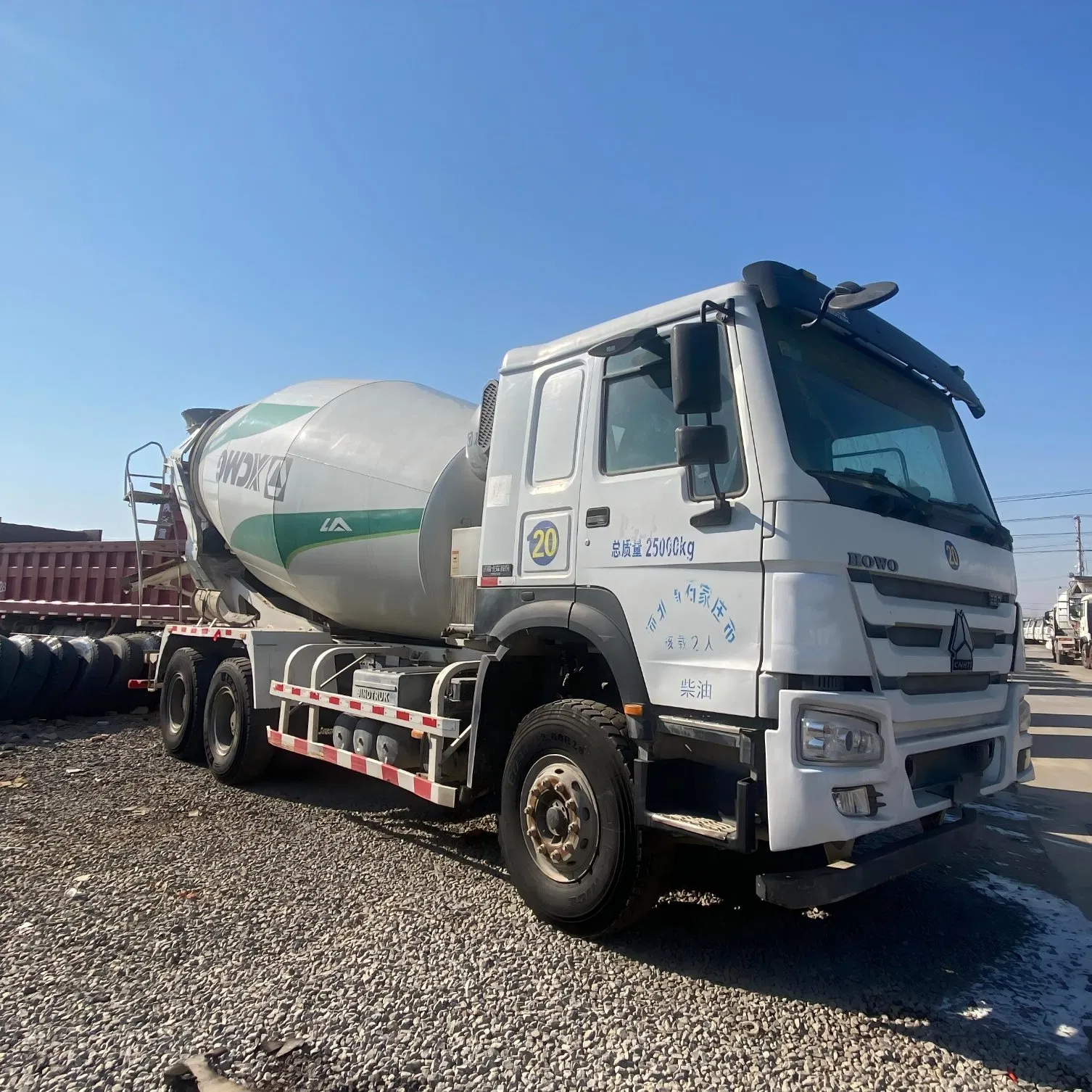 Used HOWO 6*4 Cement Truck Concrete Mixer Truck for Sale Components Construction and Plant Available
