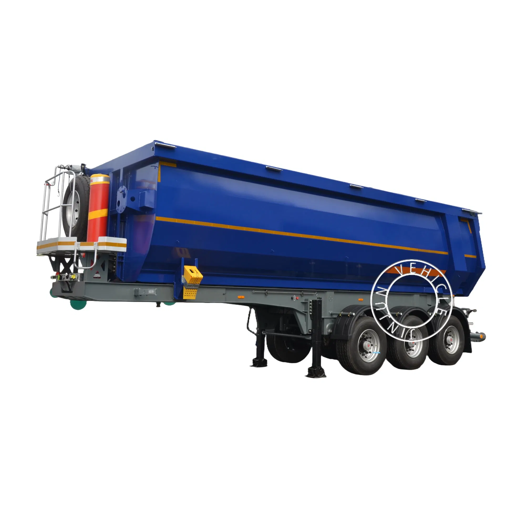 Factory High Quality 3/4/5/6-Axles U-Shaped Rear Tipper/Tipping Trailer End Dump Semi Trailer