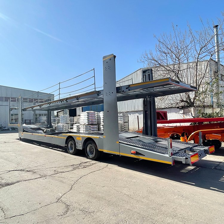 China Factory Nice Quality European Standard Double Deck Hauler Trailers Transport Car Manufacturers Car Carrier Trailer