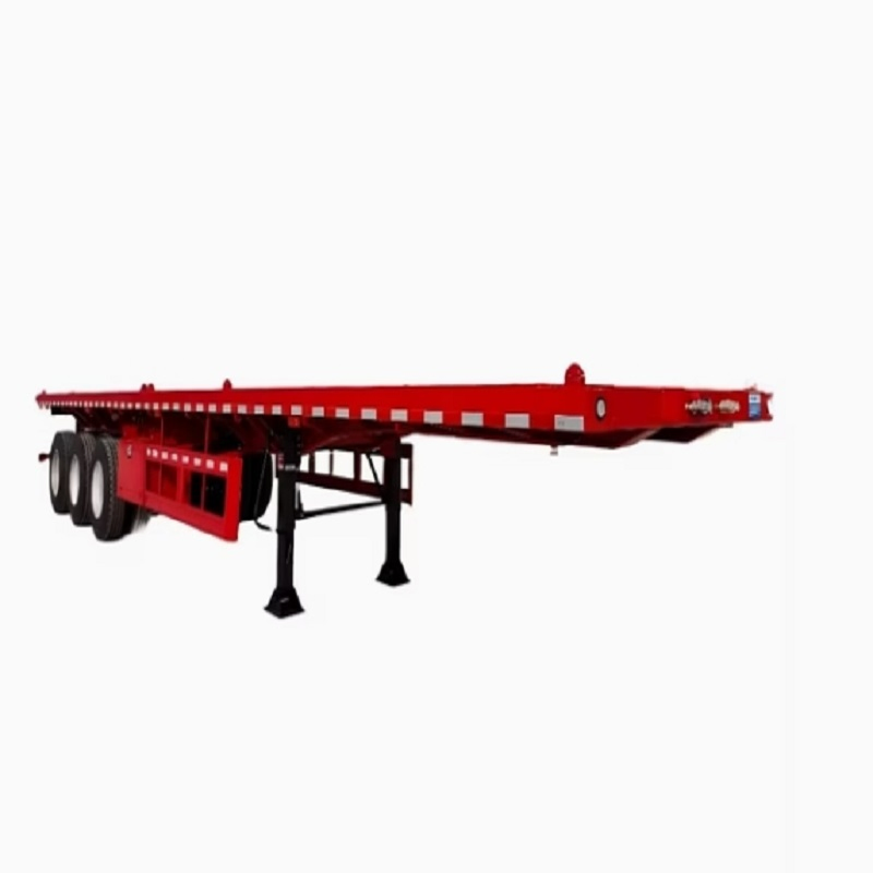 40tons 60tons Flatbed/Platform Container Cargo Transport Semi Truck Trailers