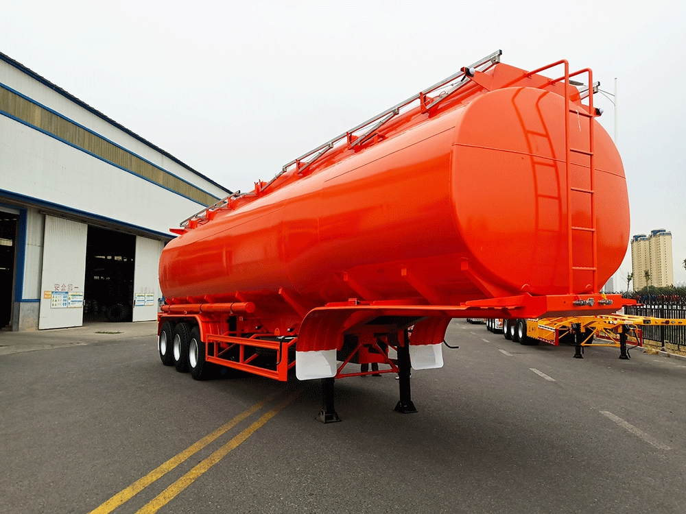 Carbon Steel Fuel Tanker Trailer Crude Oil Tank Diesel Truck Fuel Tanks Semi Trailer