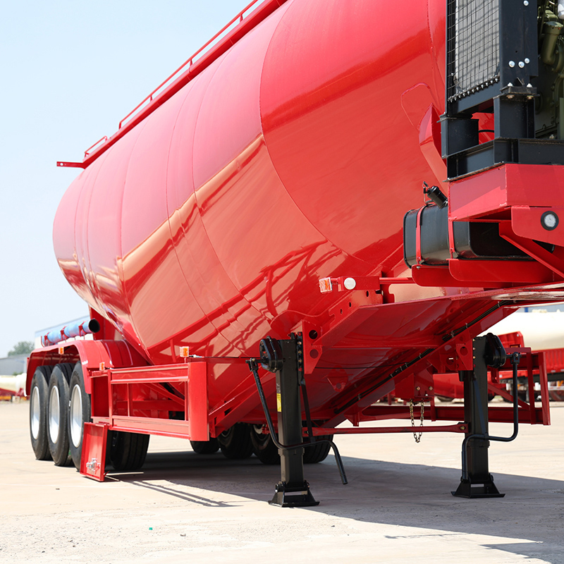 2 3 4 Axles 40cbm Bulk Power Cement Tank Trailer 40ton 50ton V Type Fly Ash Cement Bulker Silo Tanker Semi Truck Trailer