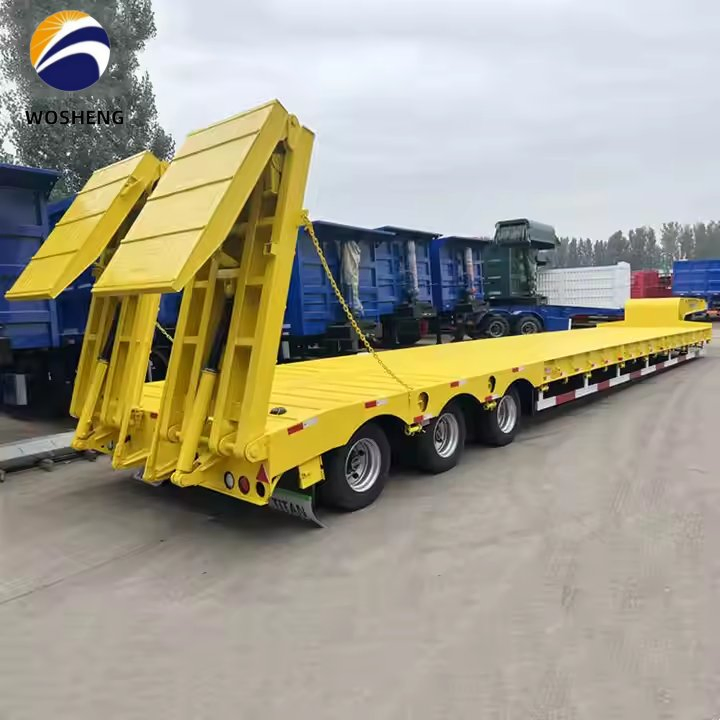 China Trailer Factory Best Price Dump Truck Lowboy Semi Trailer Tipper Truck