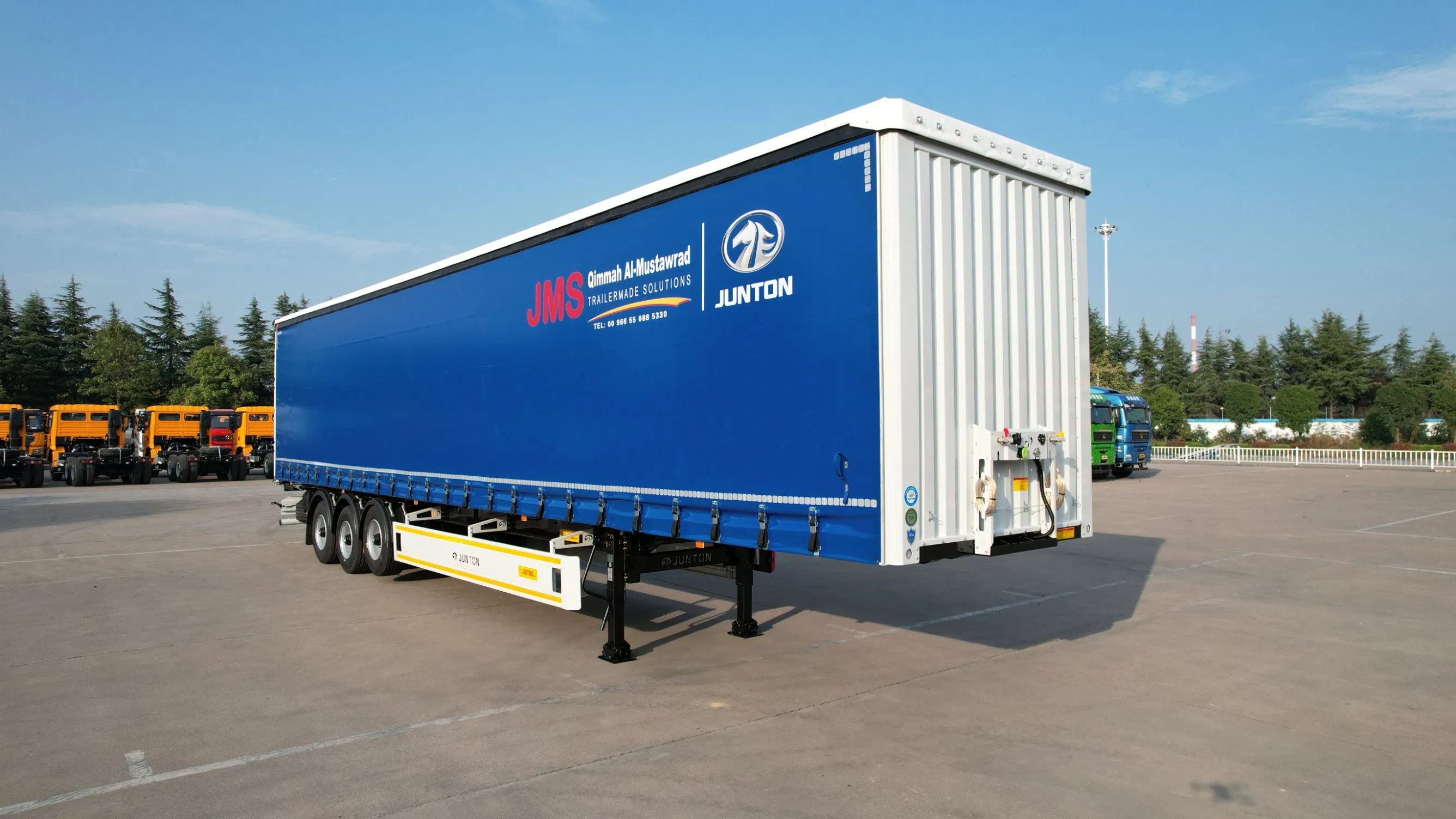 High-Quality Junton Side Curtain Semi-Trailer for Efficient Transport