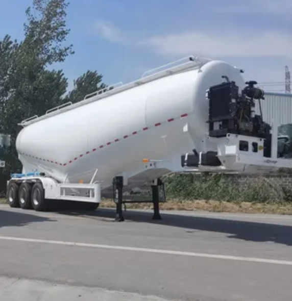 3/4/5/6 Axles Safe Powder Tank Semi Trailer with Advanced Pressure Control System High Strength Steel Body Anti-Explosion Design for Bulk Cement Transport