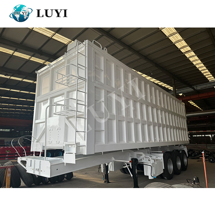 Dump Remote Control Closed Compartment Grain Transport Dump Semi-Trailer