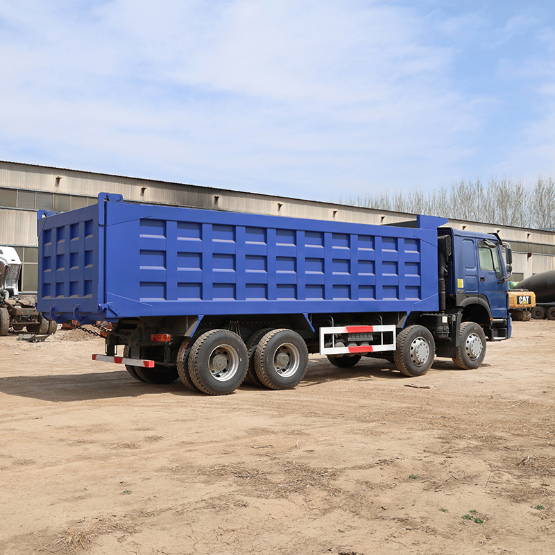 8X4 Tipper Refurbished Sinotruk HOWO Dump Truck 371HP 12 Tires