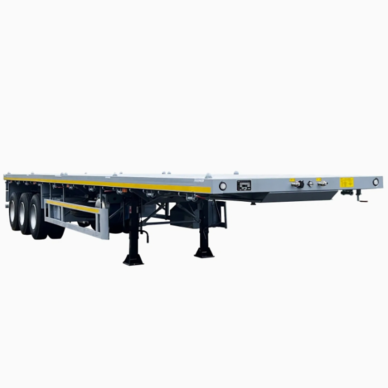 Factory Supply ECE/Ottc Approved Container Semi Trailer Flatbed Semi Trailer Full Range 30/50/60/80100 Tons &amp; 2/3/4/5 Axles Configurations Available