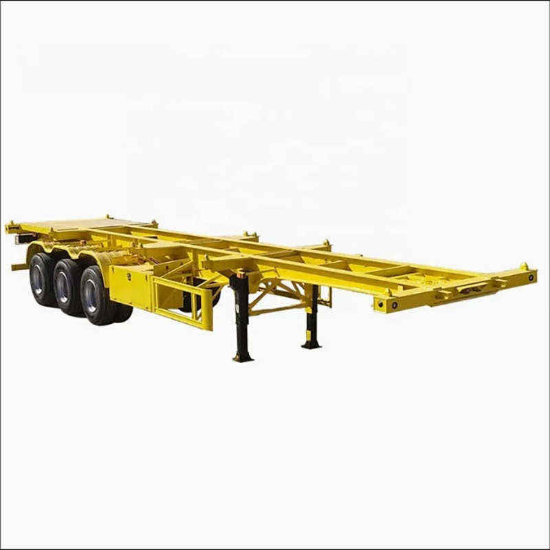 Advanced Engineering 4 Axle Chassis Semi Trailer with 53FT Length and Double Drop Frame Design